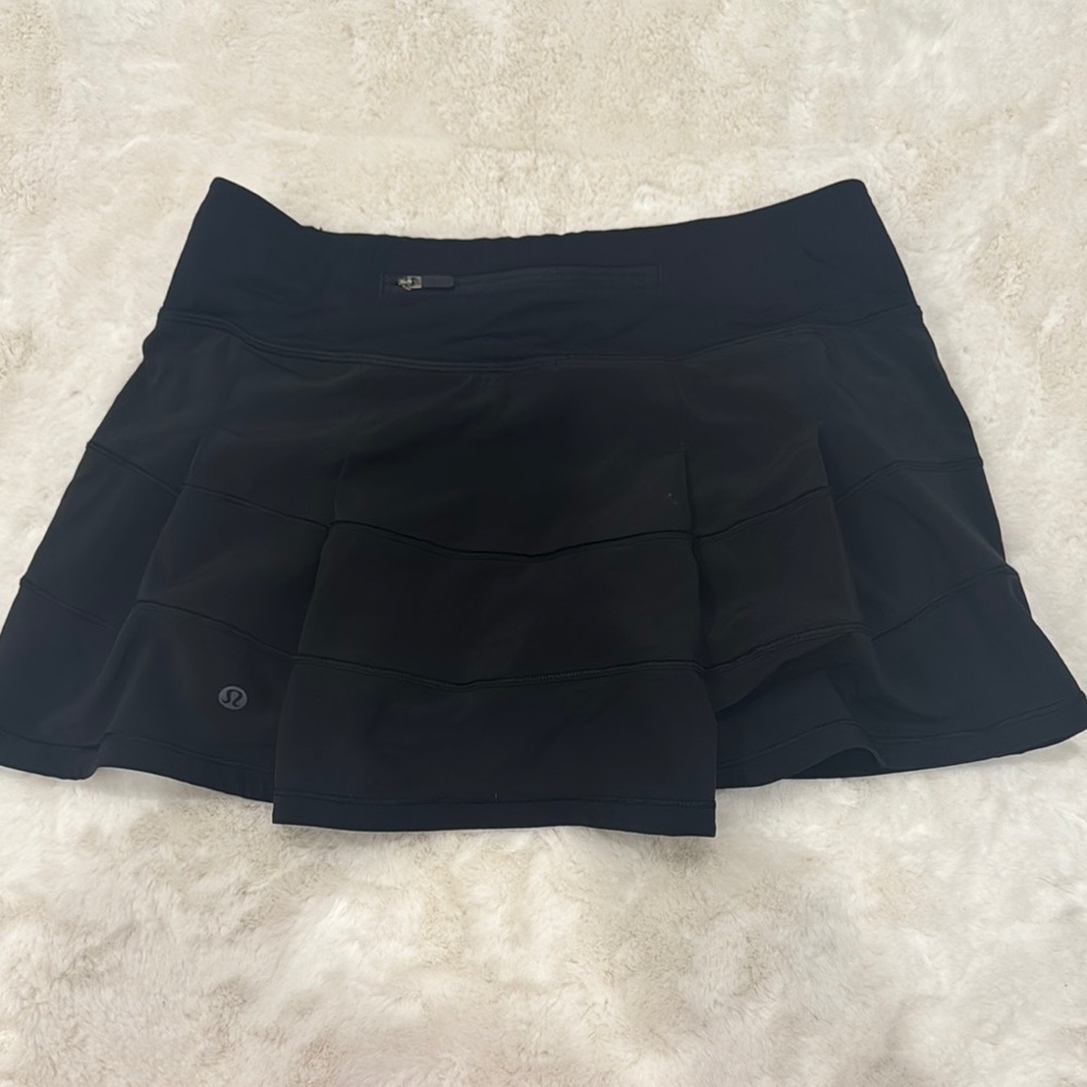 Lululemon black tennis skort